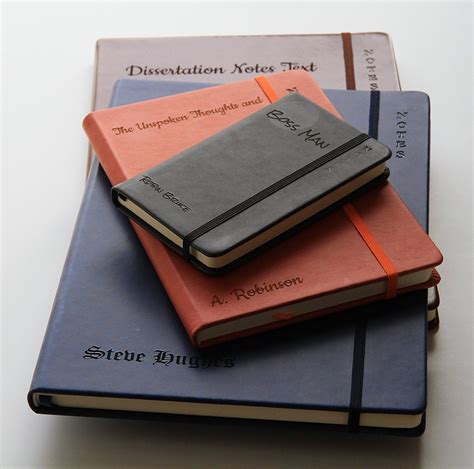Engraved Notebook