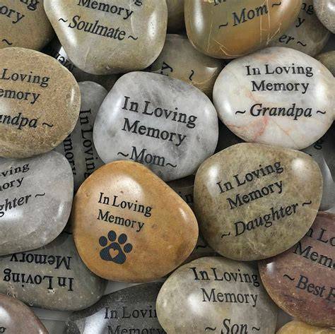 Engraved River Rocks
