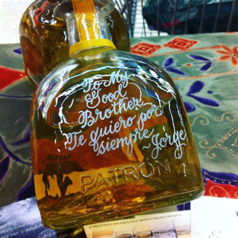 Engraved Tequila Bottles