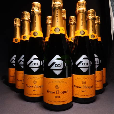 Engraved Veuve Bottle