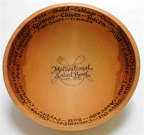 Engraved Wooden Bowl