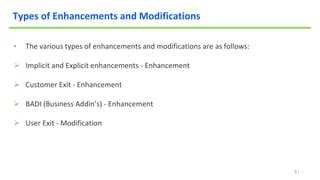 Enhancements and Modifications Image