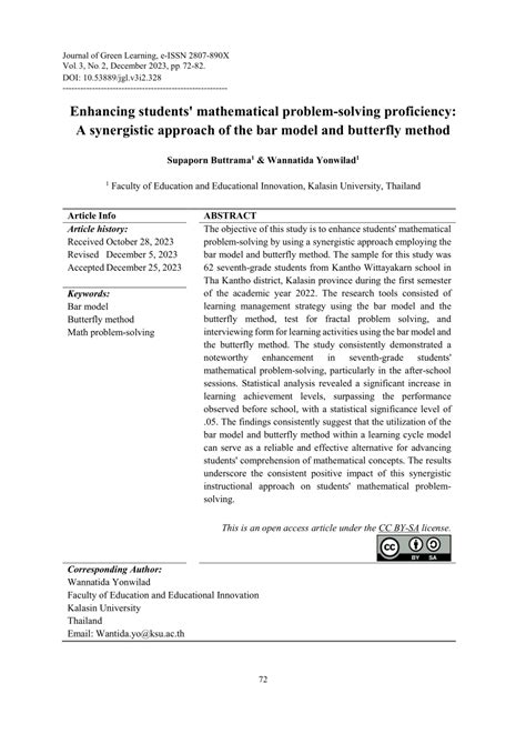 Enhancing Problem-Solving Proficiency