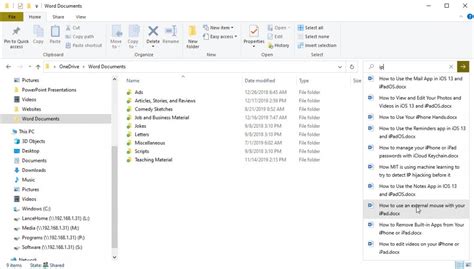 Enjoy Using File Explorer Search Function Again