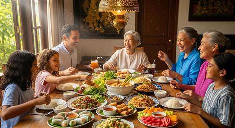 Enjoying Authentic Meal