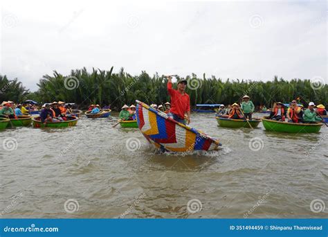 Enjoying Basket Boat Ride