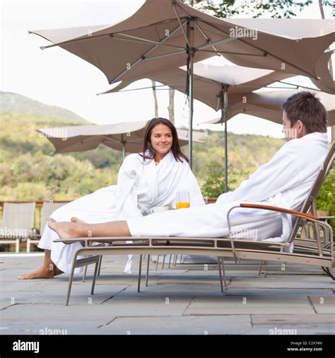 Enjoying Breakfast in a Pool