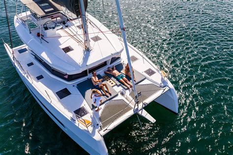 Enjoying Catamaran Sail