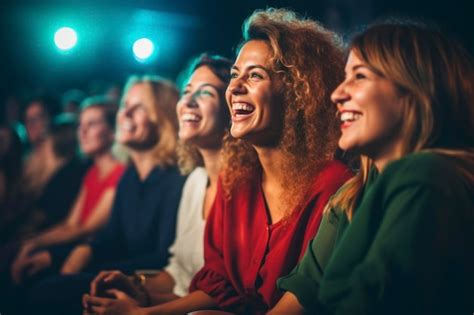 Enjoying Comedy Show Audience