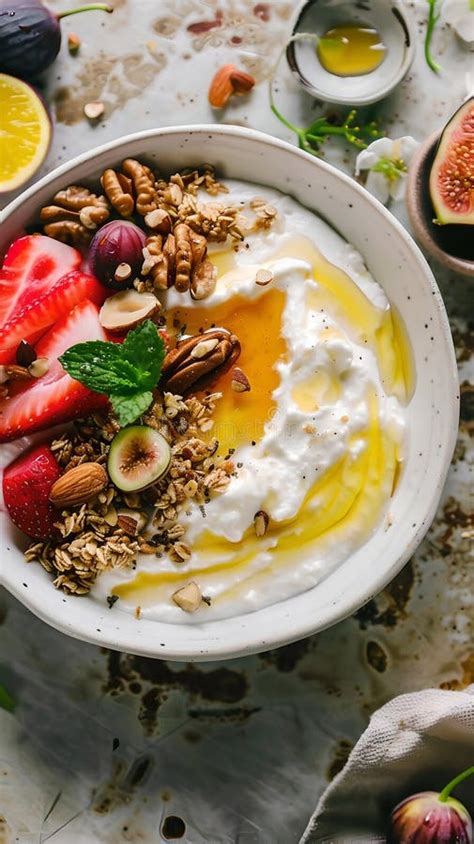 Enjoying Greek breakfast