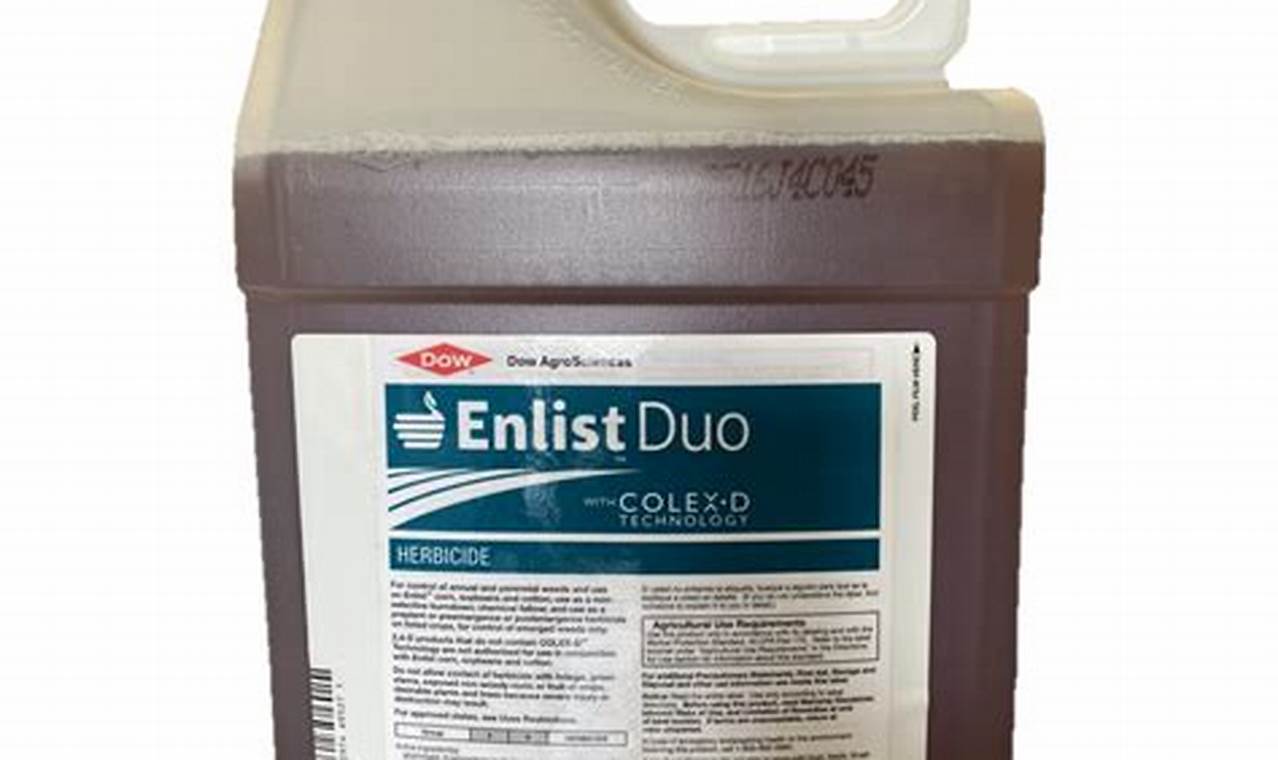 Enlist Duo herbicide label
