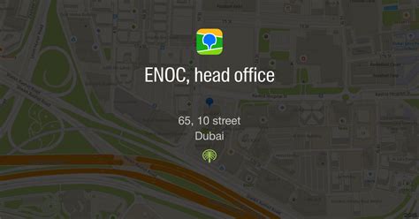 Enoc Head Office Dubai Location Map