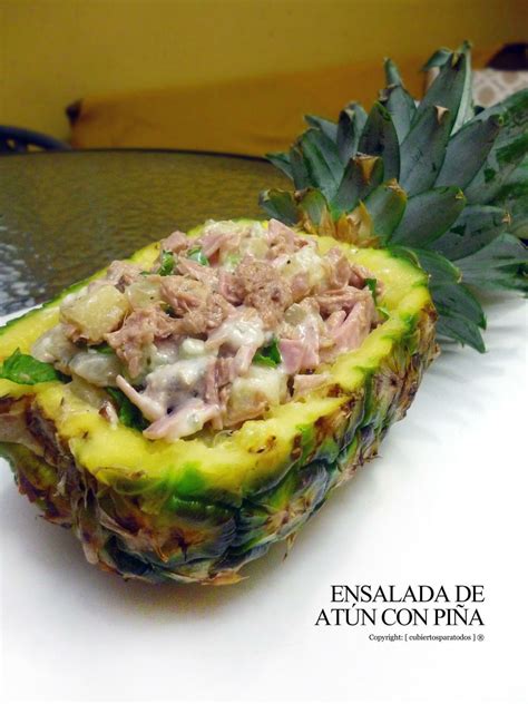 Ensalada de atún con piña - 10 recetas caseras- Cookpad