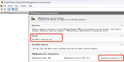 Ensure TPM Is Enabled