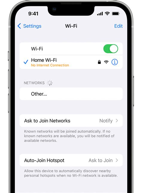 Ensure That Your iPhone is Connected to Wi-Fi or Cellular Data