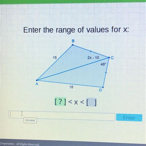 Enter A Range Of Values For X