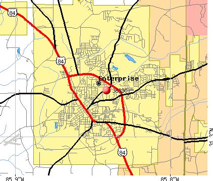 Enterprise Al Zip Code Map