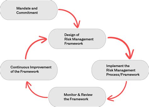 Enterprise Risk Management process chart
