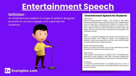 Entertainment Speech Video