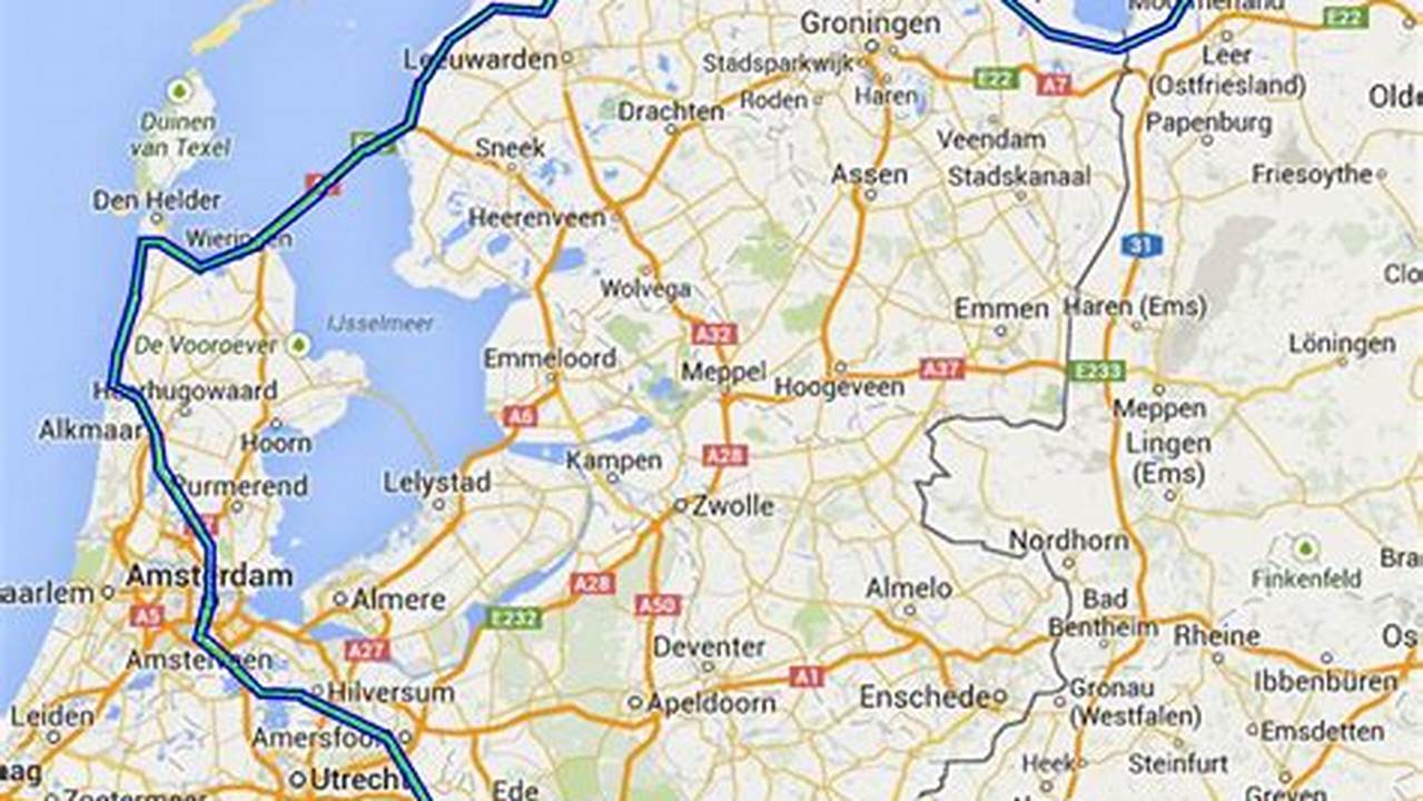Entfernung Zur Niederländischen Grenze, Wo