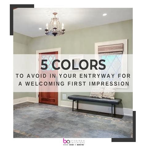 Entryway colors to avoid in 2023