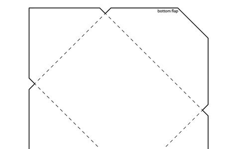 Envelope Cutout Template