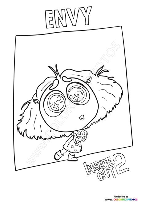 Envy Coloring Page