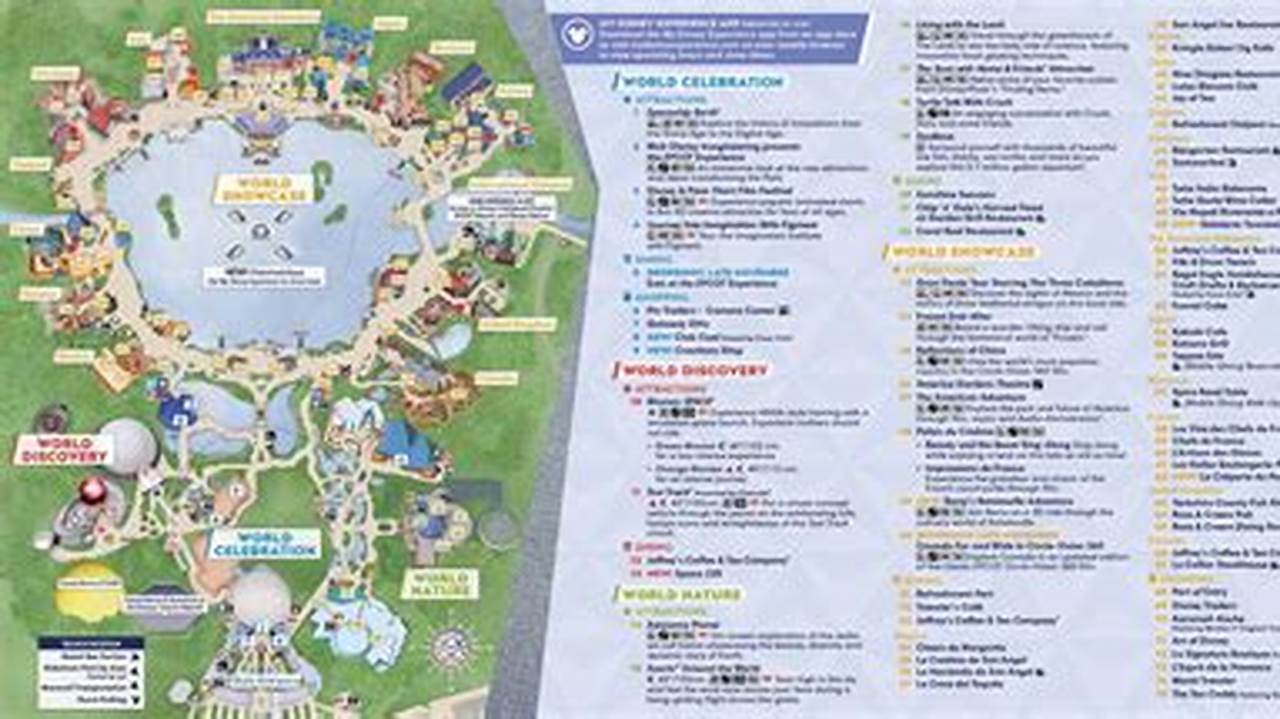 Epcot 2024 Map Pdf