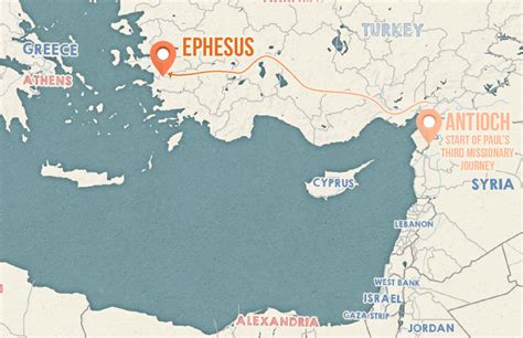 Ephesus map