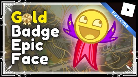 Epic badge of a face - Roblox