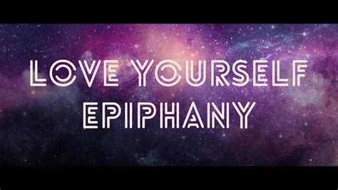 Epiphany in Love Yourself Answer