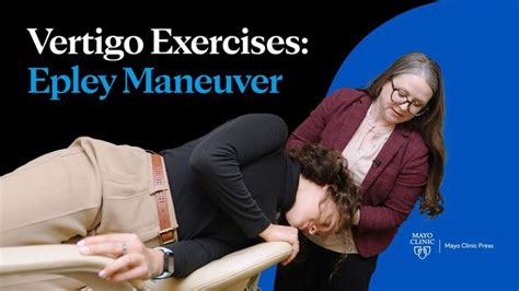 Epley Maneuver Vertigo Exercise Chart