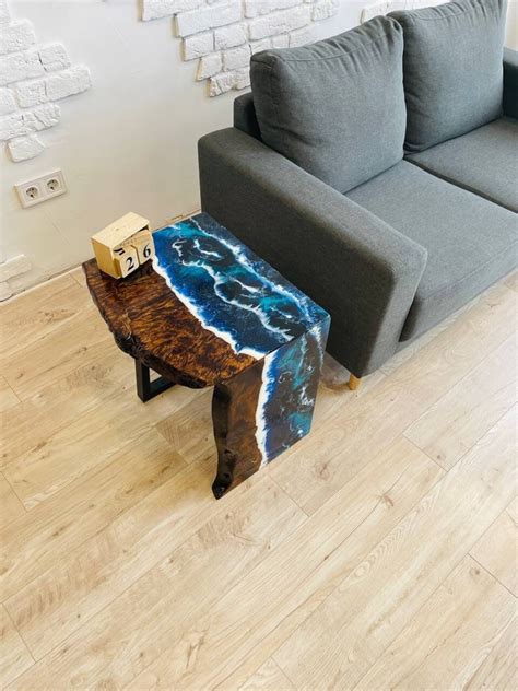Epoxy Resin Side Table