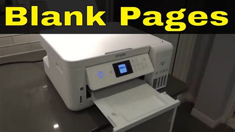 Epson ET 2760: Troubleshooting Printing Blank Pages Made Easy