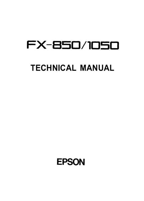 Epson FX-1050 Driver: Installation and Troubleshooting Guide