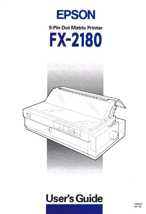 Epson FX-2180 Printer Driver: Installation Guide and Troubleshooting Tips
