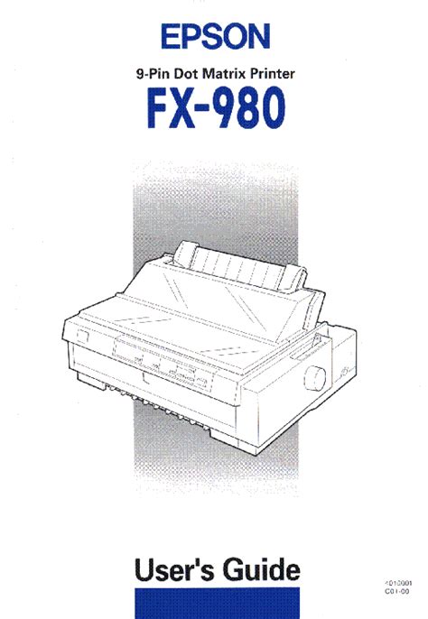 Epson FX-980 Printer Driver: Installation and Troubleshooting Guide