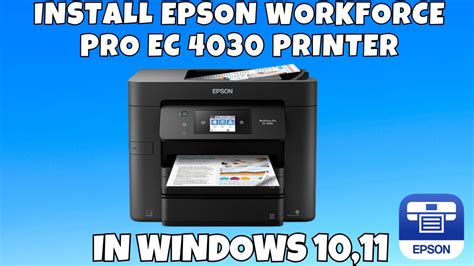 Epson WorkForce Pro EC-4030 Driver Installation Guide