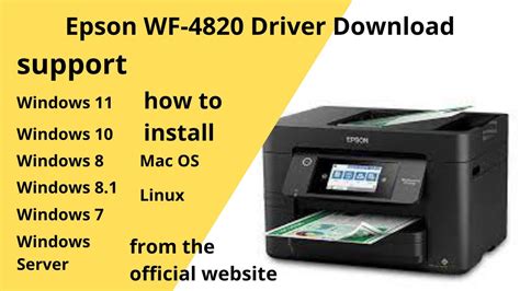 Epson WorkForce Pro WF-4820 Driver: Installation and Troubleshooting Guide