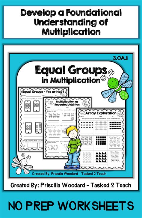 Equal Groups Worksheets 3rd Grade