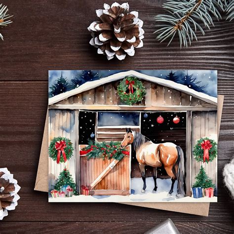 Equine Christmas Cards