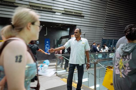 Local stadium staff during Eras Tour concert