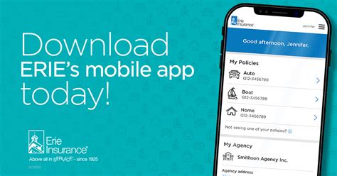 Erie's New Mobile App Erie insurance, App, Mobile app