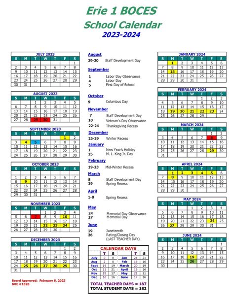 2016 2017 Elementary School Calendar Erie City School District