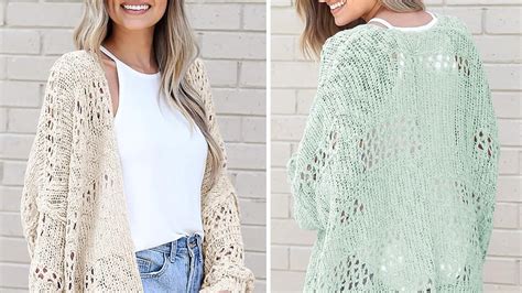 Ermonn Crochet Cardigan