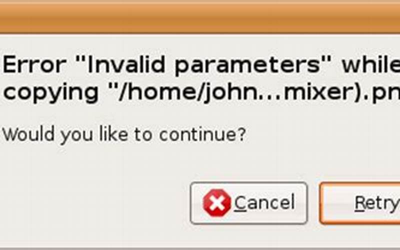 Error 0X1400006: Invalid Video Framebuffer Parameters