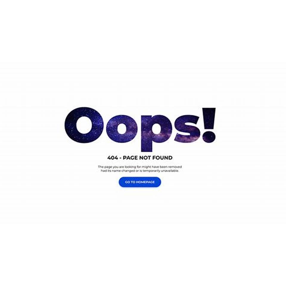 Error page