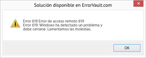 Error 619: Troubleshooting and Resolution on Windows 10 Computer 10014