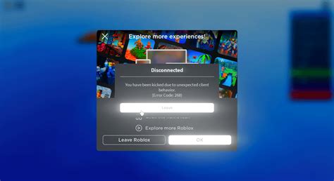 Error code 268 : r/robloxhackers