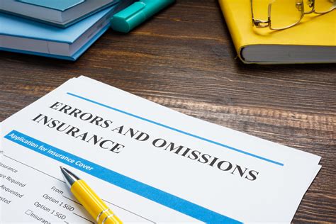 Errors and Omissions Insurance sign